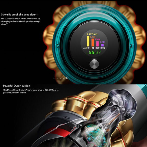 جارو شارژی دایسون مدل Dyson V15 Detect Absolute - تصویر 3