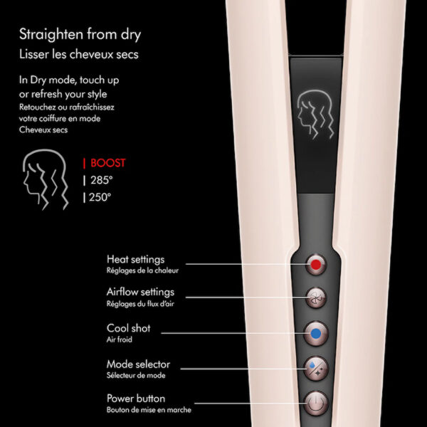 سشوار و صاف کننده مو دایسون مدل Dyson Airstrait HT01 KP - تصویر 5