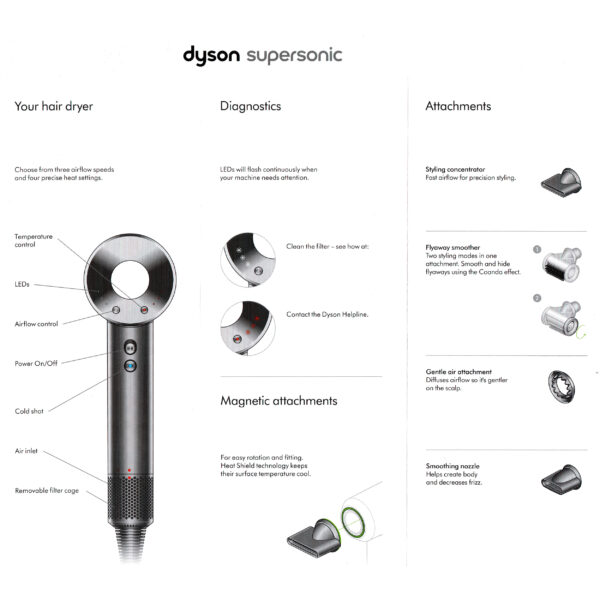 سشوار دایسون مدل Dyson Supersonic HD15 Limited edition - تصویر 4