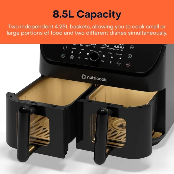 سرخ کن دوقلو نوتریکوک مدل Nutricook NC-AFD185V - تصویر 3