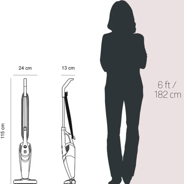 جارو برقی بیسل مدل Bissell FeatherWeight 2024G - تصویر 8