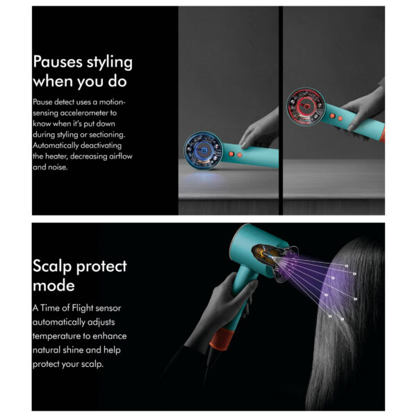 سشوار دایسون مدل Dyson Supersonic Nural HD16 Jasper/Plum - تصویر 7
