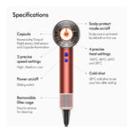 سشوار دایسون مدل Dyson Supersonic Nural HD16 Ceramic Patina/Topaz - تصویر 4