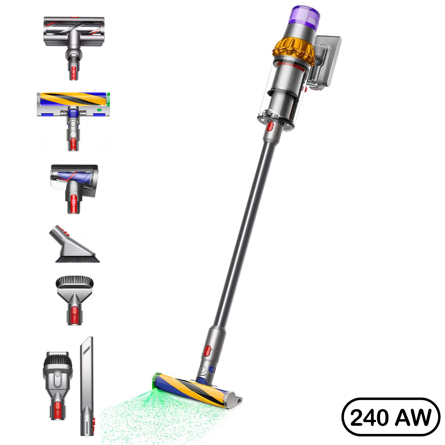 ebda59 جارو شارژی دایسون مدل Dyson V15 Detect Absolute - تصویر 1