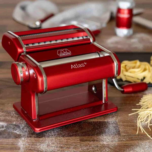 دستگاه پاستاساز و خمیر‌بازکن مارکاتو قرمز مدل Marcato Atlas 150 Plus - تصویر 2