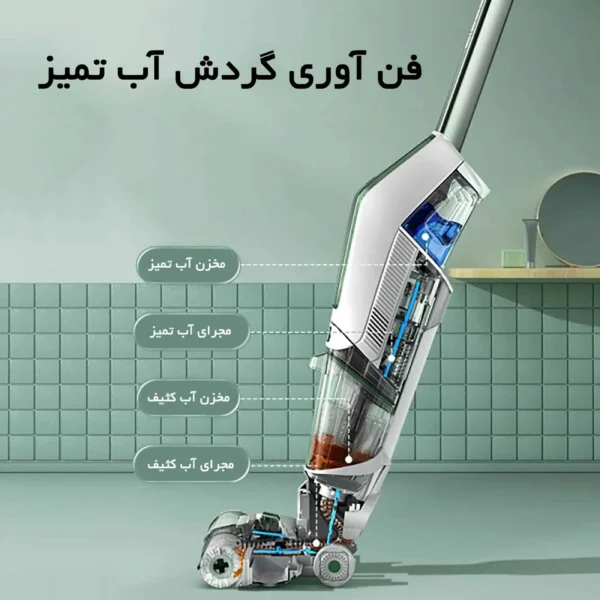 جارو شارژی بیسل مدل Bissell CrossWave X7 Plus 3400Z - تصویر 3