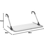 بند رخت برابانتیا مدل Hanging Drying Rack سایز 4.5 متری - تصویر 2