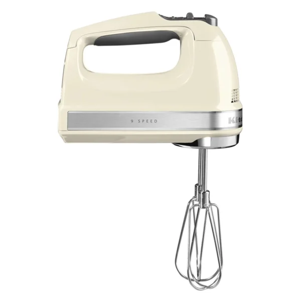 همزن دستی 9 سرعته کیچن اید رنگ کرم مدل KitchenAid 5KHM9212 - تصویر 9